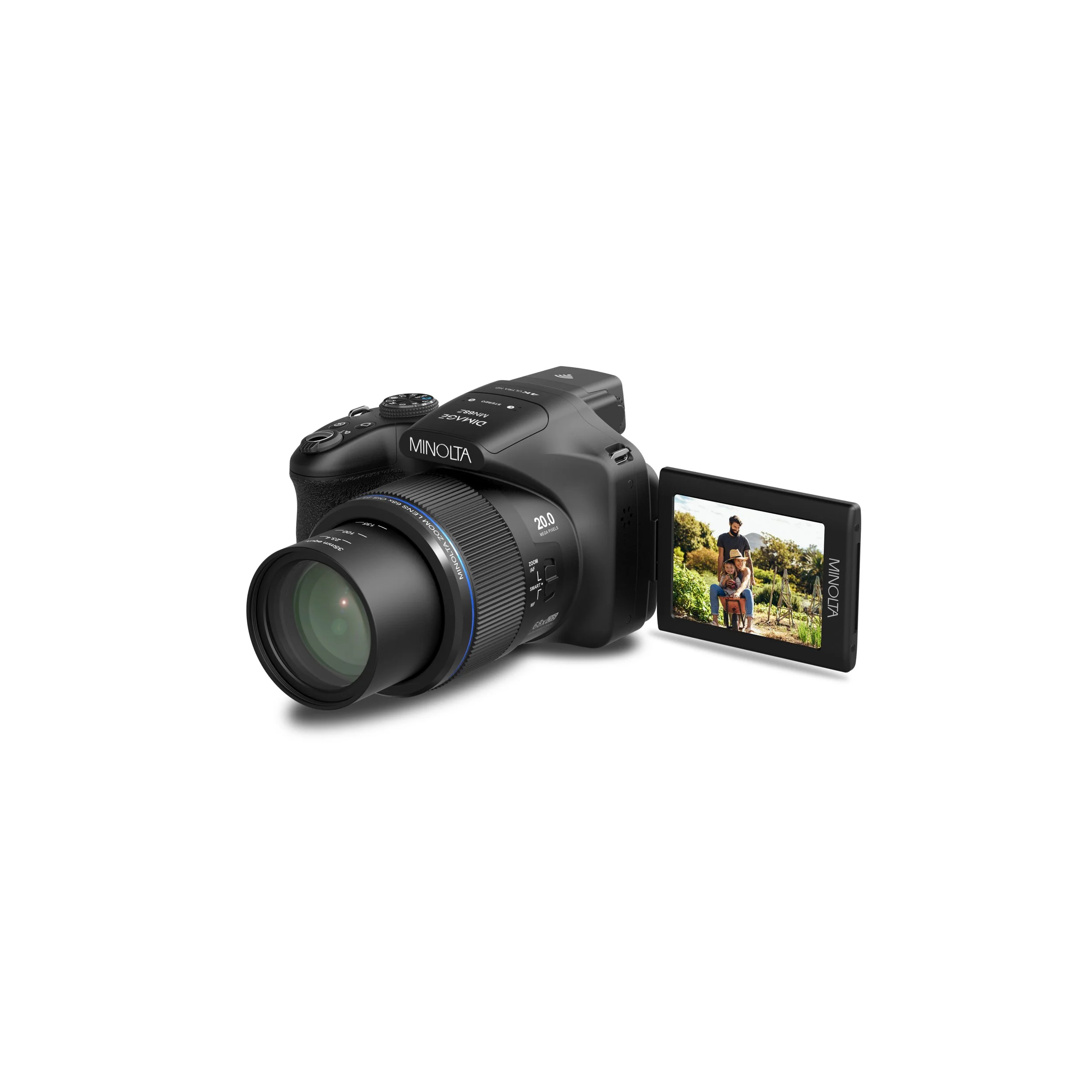 MN68Z 20MP / 4K Ultra HD / 68X Optical Zoom Bridge Camera